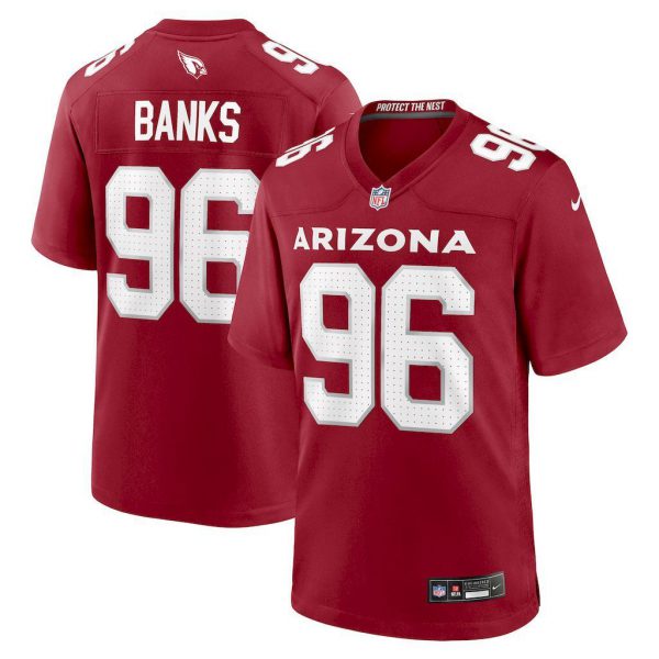 NFL Arizona Cardinals Jeysey BANKS #96