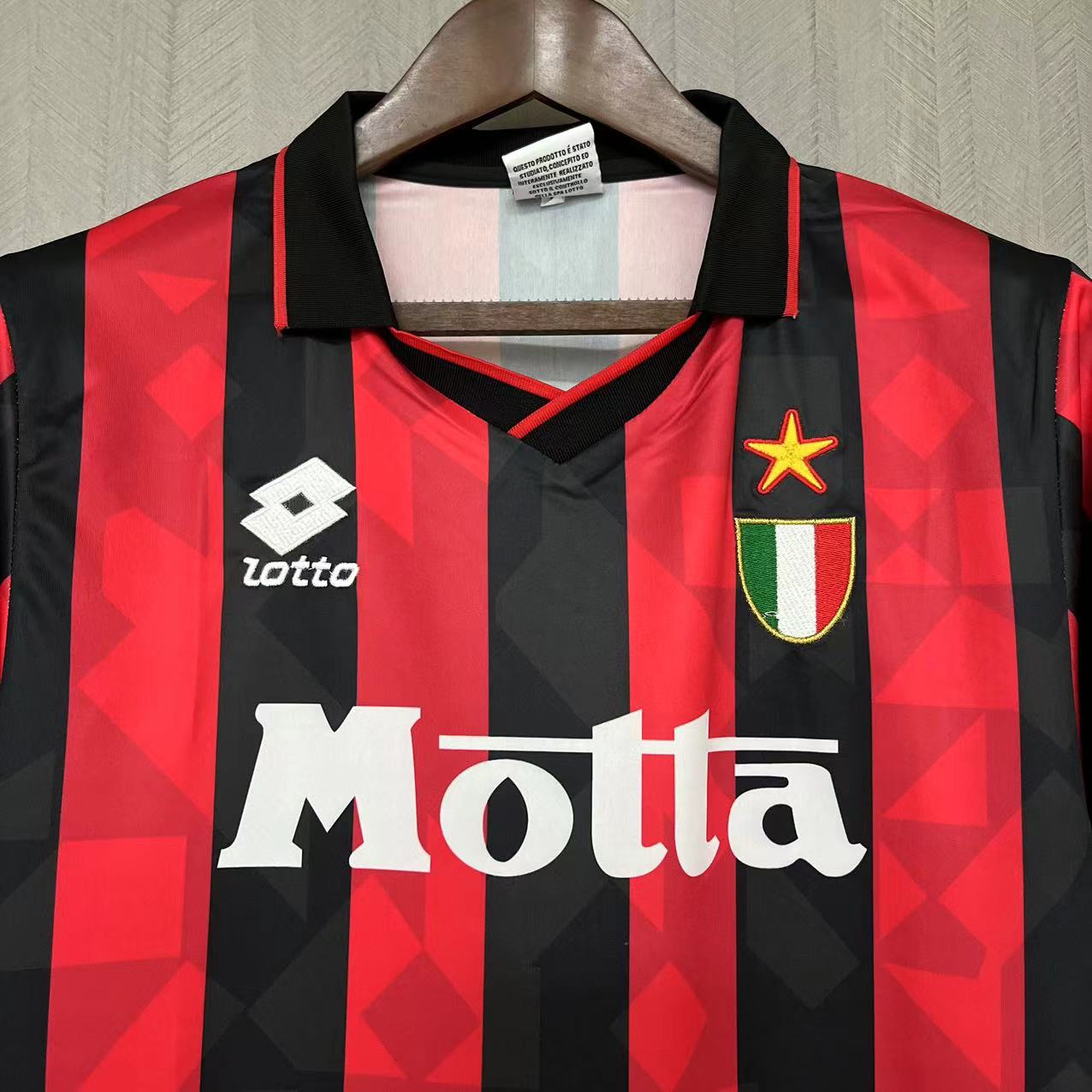 Retro AC Milan 93/94 Home jersey Fan Version