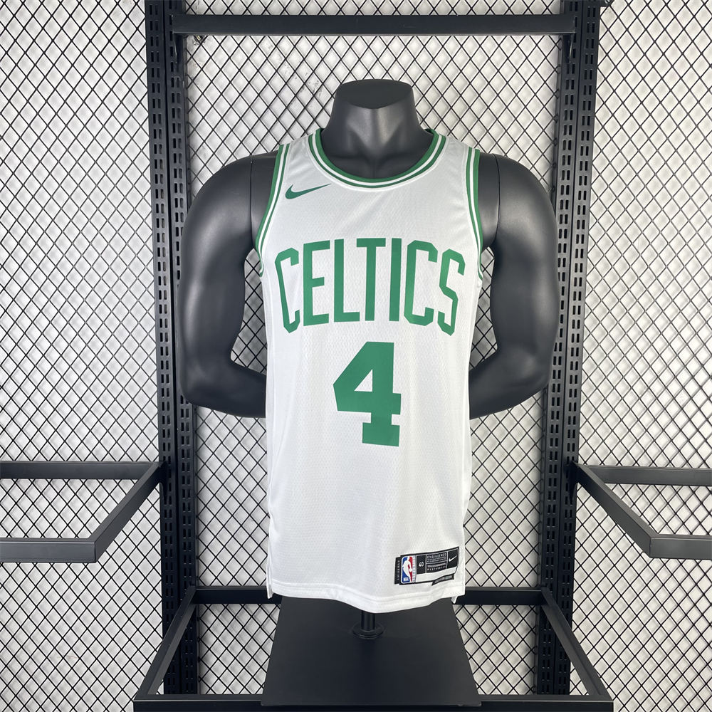 NBA Boston Celtics Jayson HOLIDAY#4 2022/23 White Icon Edition Swingman Jersey S-XXL
