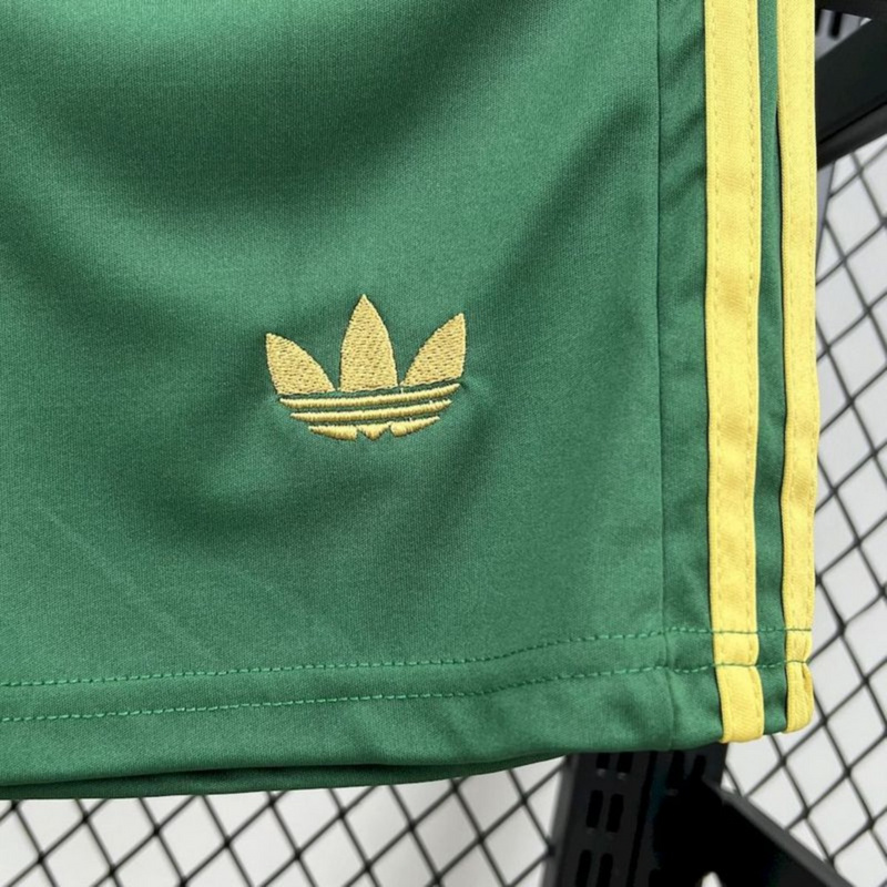 2025/26 Mexico Gold- Green  jersey Kid Kits Size 16-28