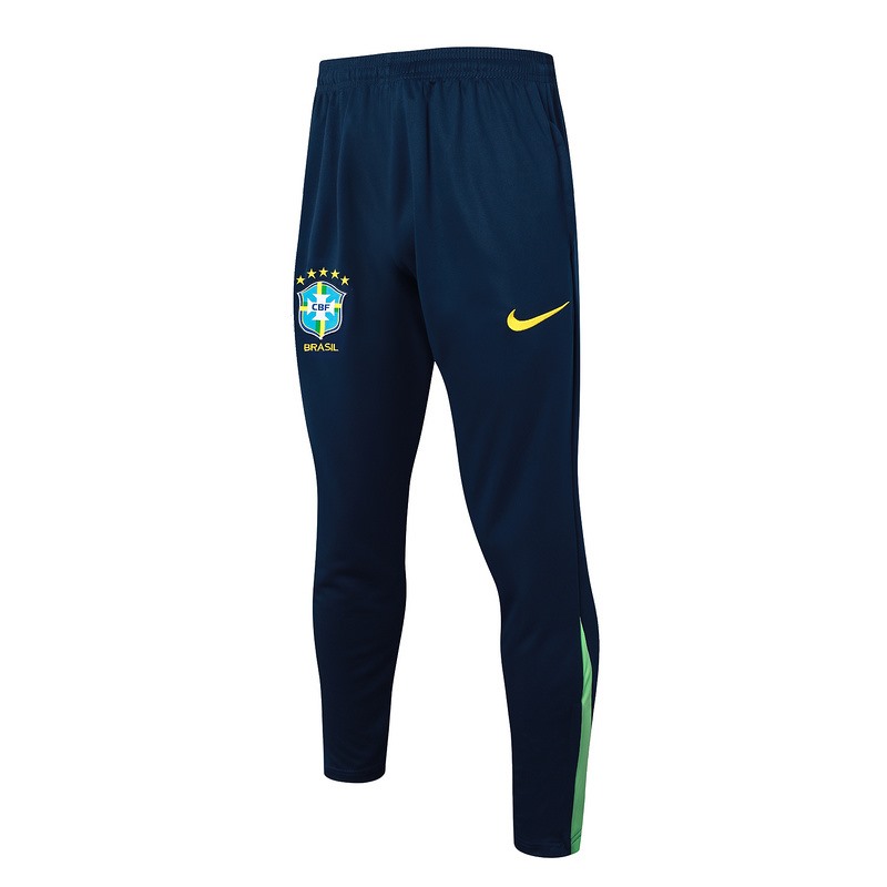 24/25 Brazil Blue Green Long-sleeved half-pull training kit Football team kit