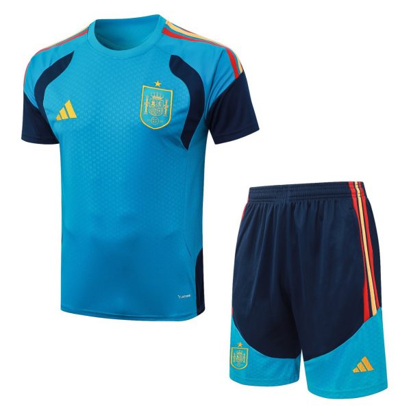 2026 Spain Turquoise Training Set Shirt and Shorts