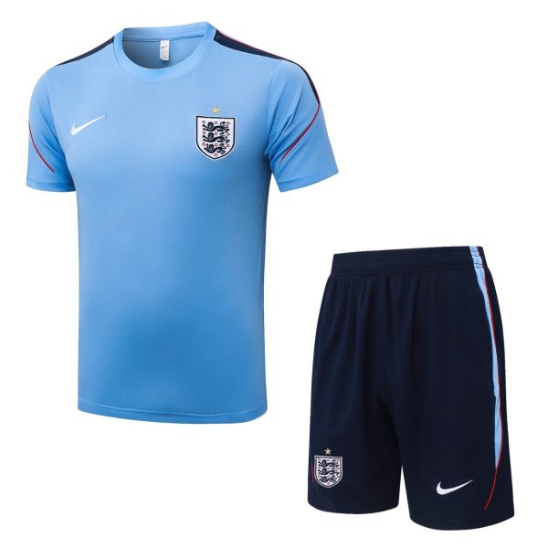 2026 England Light blue Training Set Shirt and Shorts