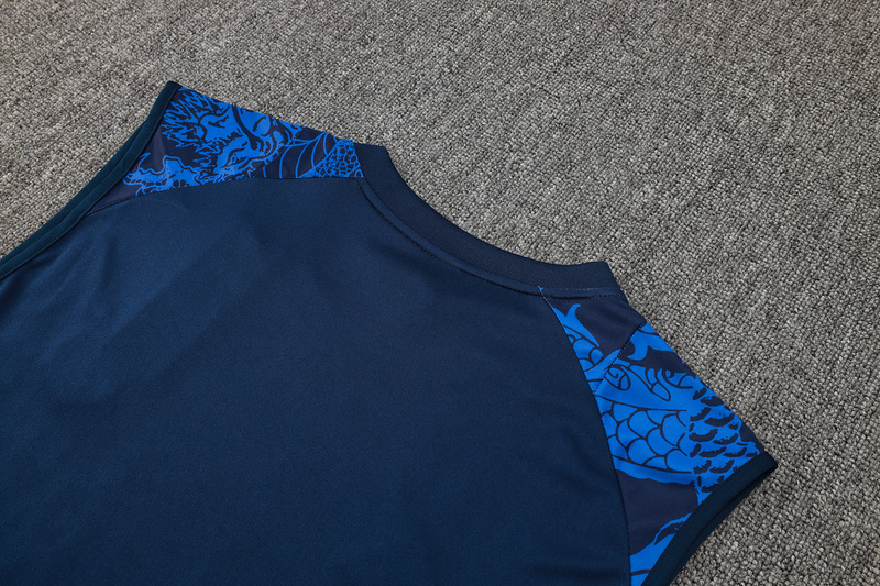24/25 Real Madrid Royal blue Training Set Shirt and Shorts