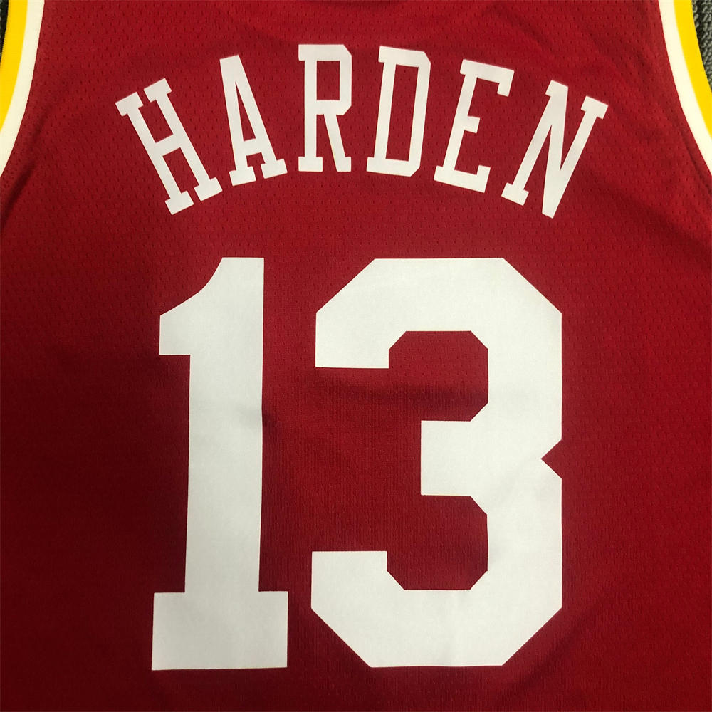 NBA Houston RocketsRound Neck Red Jersey HAEDEN#13 S-XXL
