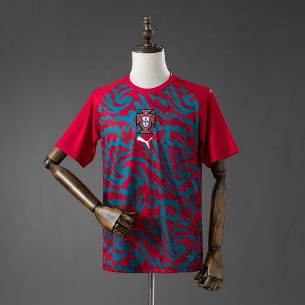 2026 Portugal Warmup Red Jersey Fan Version