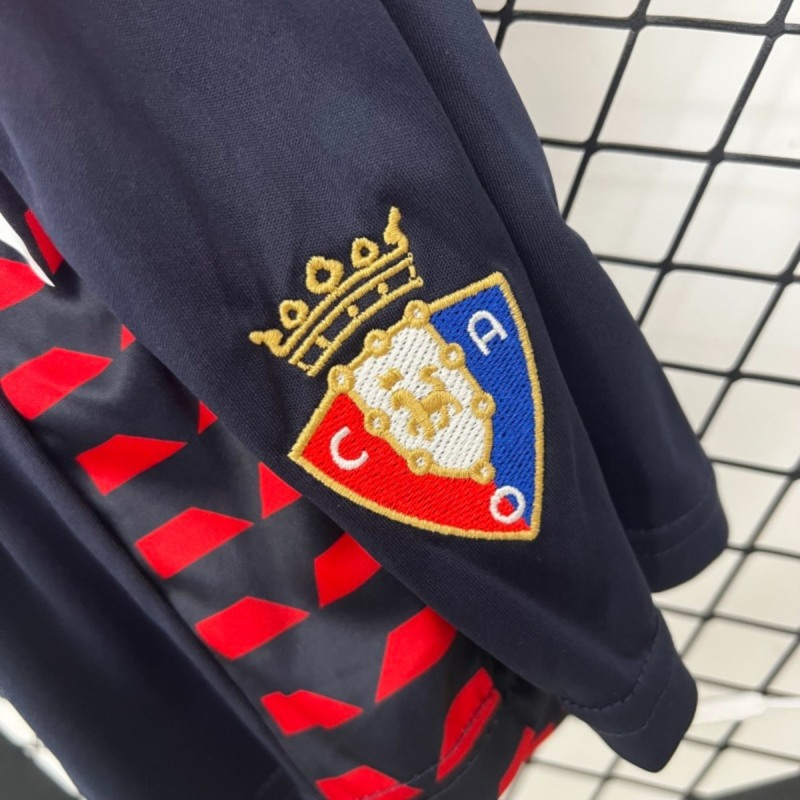 2025/26 Osasuna Home Red jersey kids Kits size: 16-28