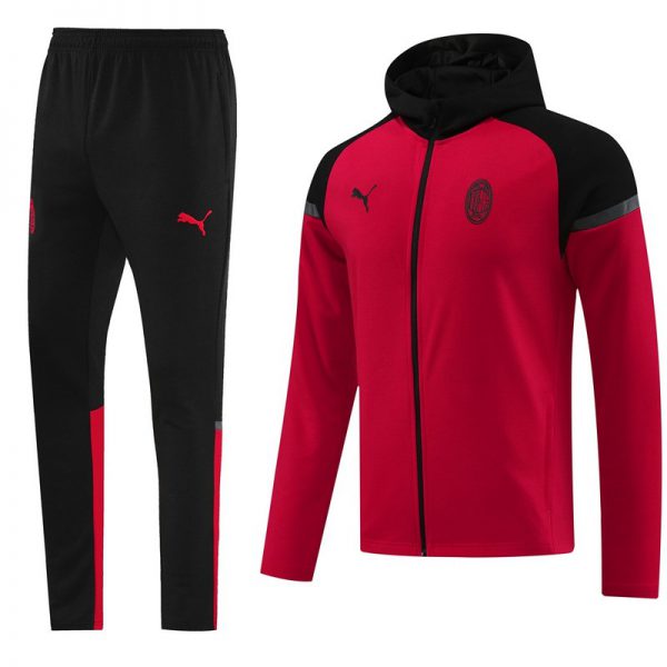 2024 AC Milan Royal Blue Hoodie Jacket Kit Set Football Team Shirt Sports Fashion