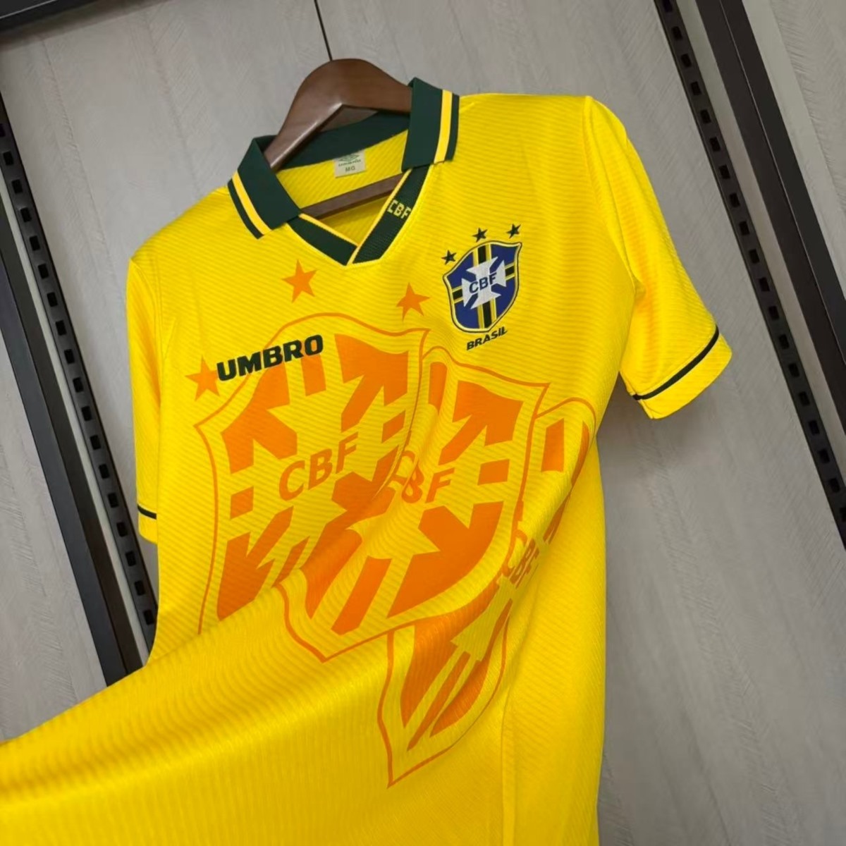 Retro 1993/94 Brazil Home Jersey Fan Version