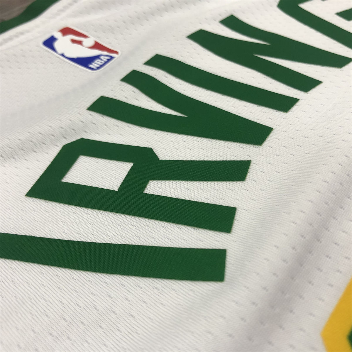 NBA Boston Celtics Round Neck White Jersey IRVING #11 S-XXL