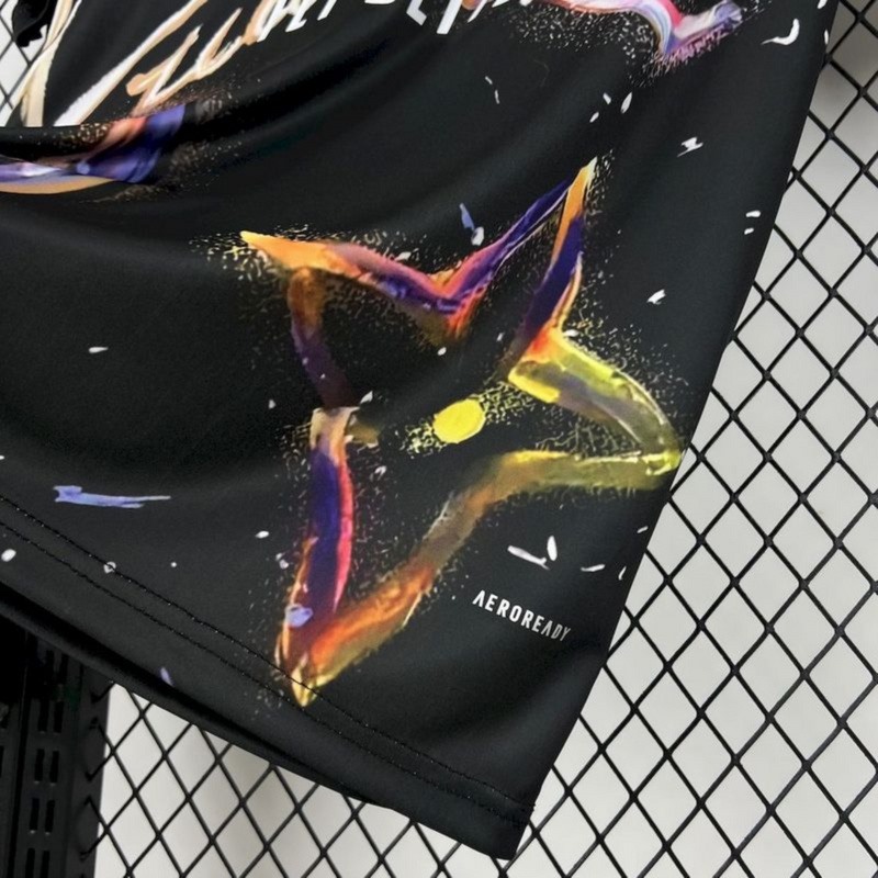 2025/26 Real Madrid Louis Vuitton Joint Edition Black colorful Jersey Fan Version