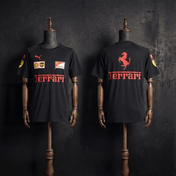 F1 Racing Scuderia Ferrari 2025 Black jersey