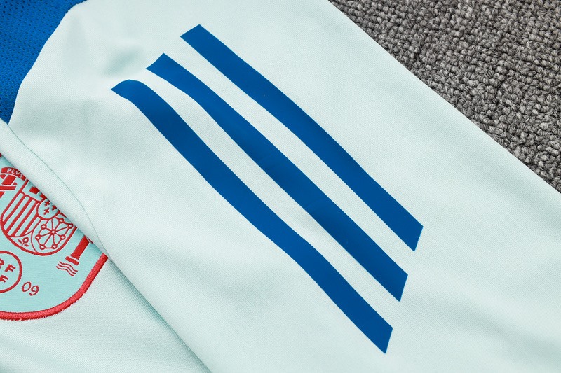 24/25 Spain Sky Blue Training Set Shirt and Shorts