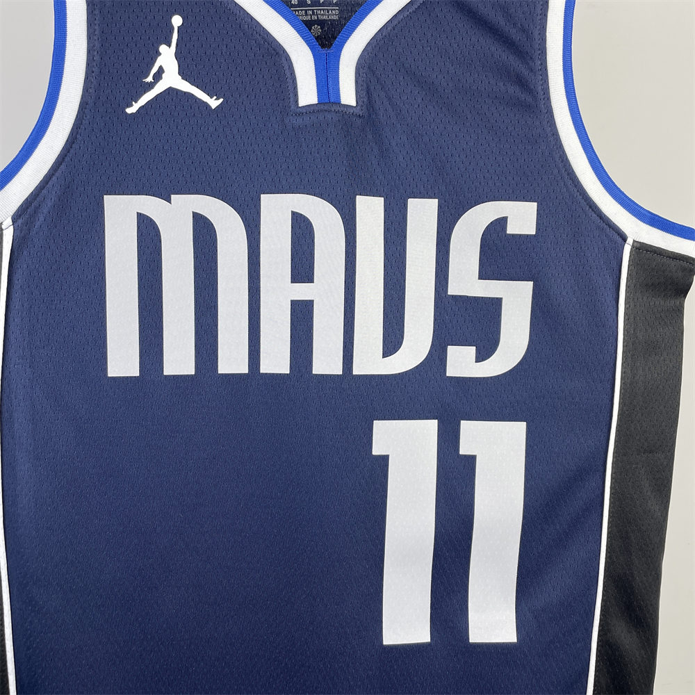 NBA Dallas Mavericks V-Neck Royal Blue Jersey IRVING#11 S-XXL