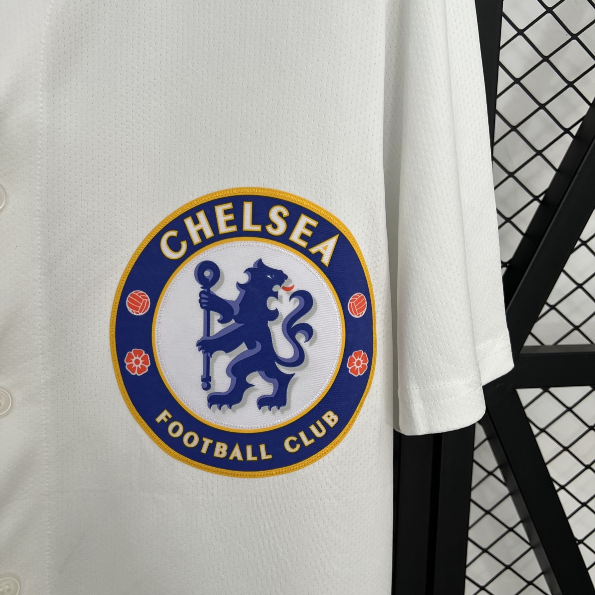 2025/26 Chelsea US Pack Full-Button Baseball White jersey Fan version