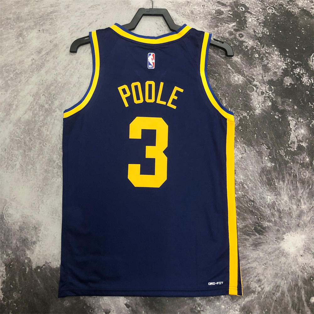 NBA Golden State Warriors V-Neck JORDAN Edition Jersey POOLE#3 S-XXL