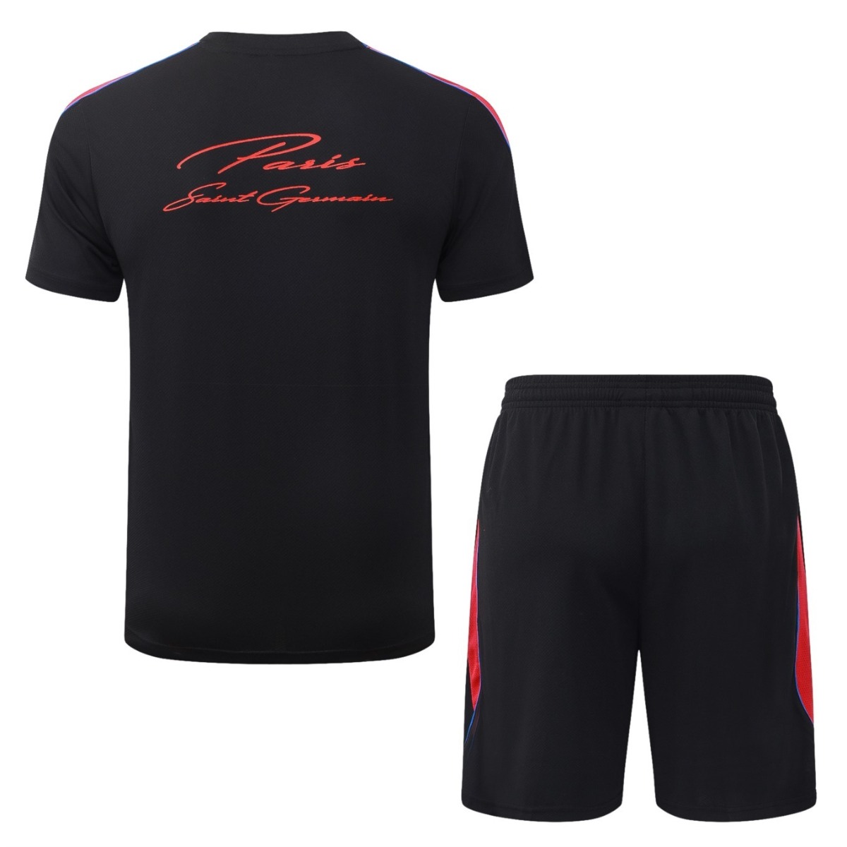 2026 PSG Black Training Set Shirt and Shorts