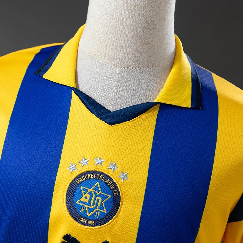 2025/26 Maccabi Tel Aviv Home Jersey Fan Version
