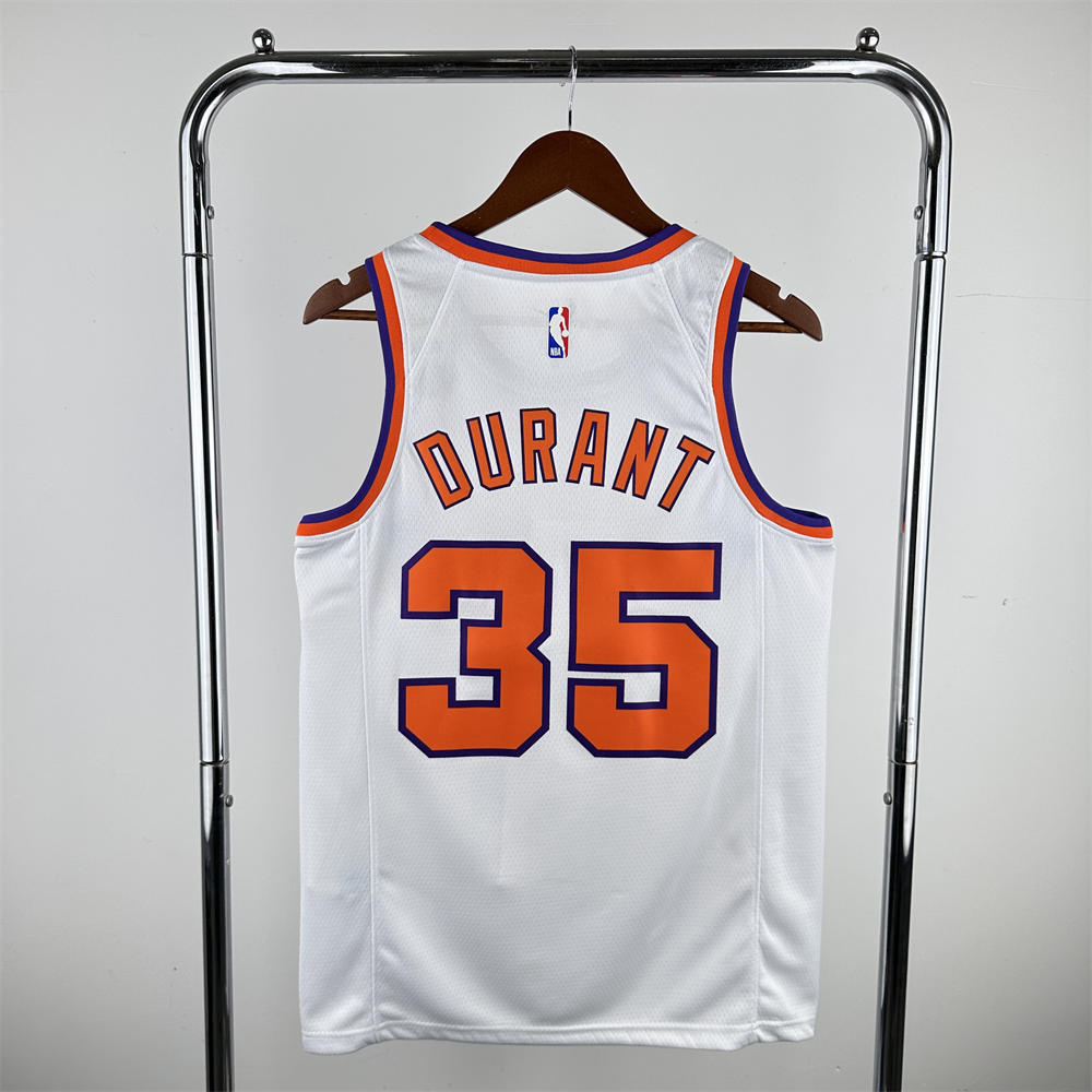 NBA Phoenix Suns 2018 Retro DURANT#35 White Jersey S-XXL