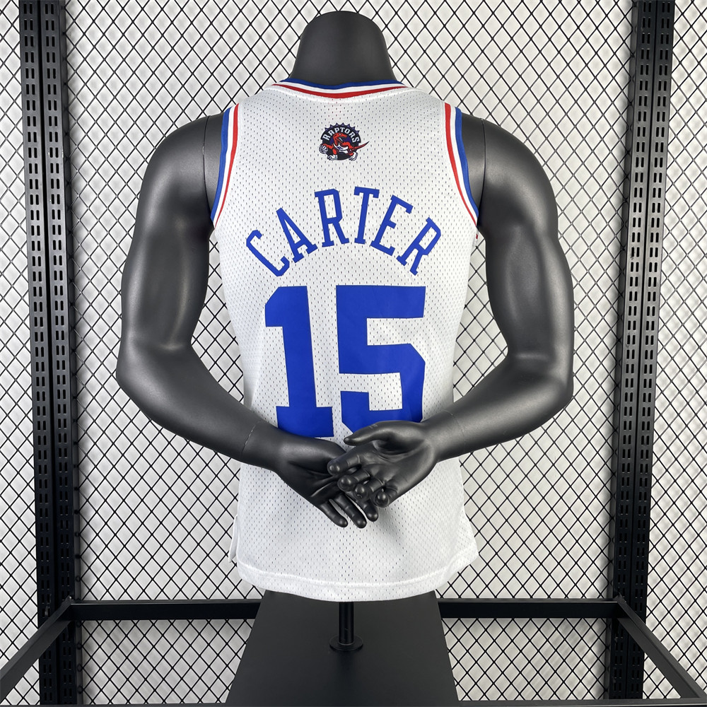 NBA Retro 2003 All-Star White Jersey CARTER#15 S-XXL