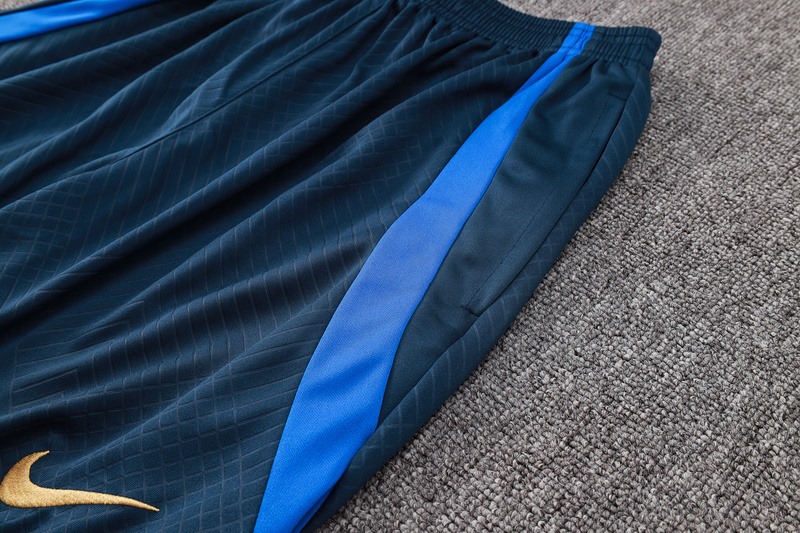 24/25 France Royal Blue Training Set Shirt and Shorts