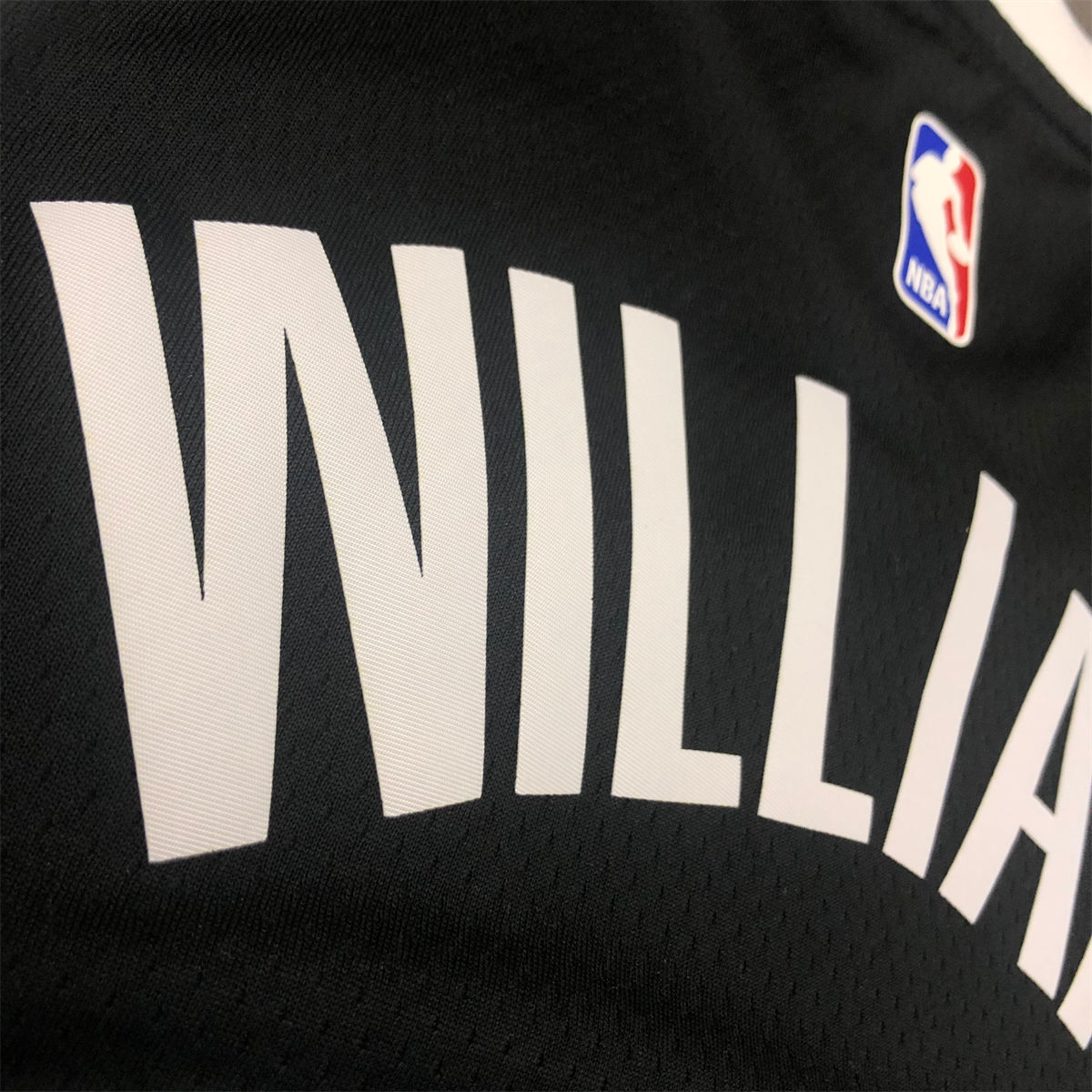 NBA Los Angeles Clippers V-Neck Black Jersey WILLIAMS#23 S-XXL