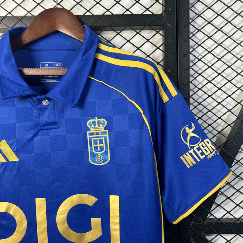 2025/26 Real Oviedo Home jersey Fan version