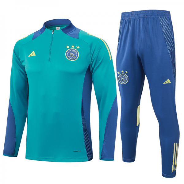 24/25 Ajax Green Long-sleeved half-pull training kit Football team kit