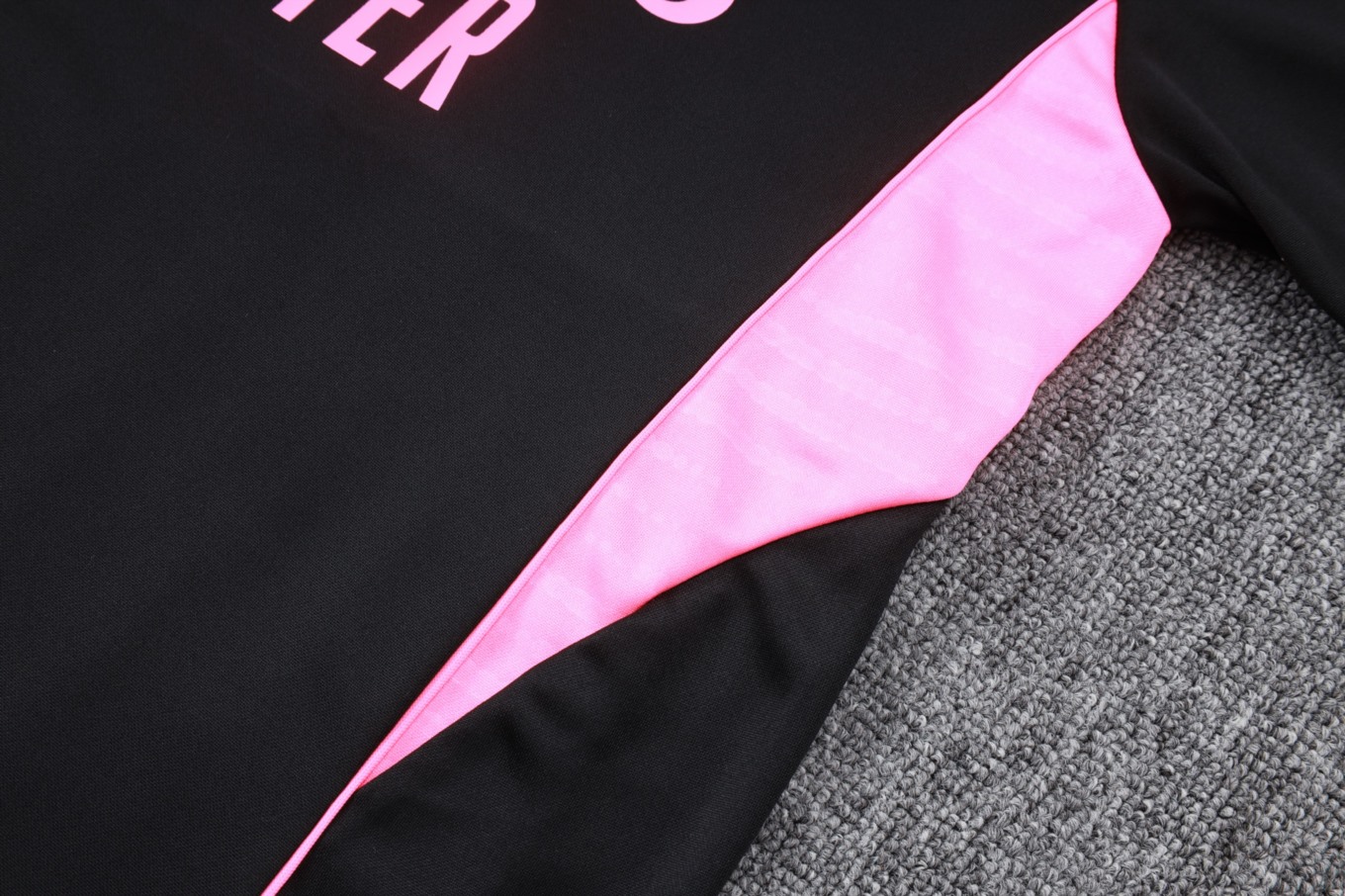 202526 Arsenal Black Long-sleeved half-pull training kit Football team kit