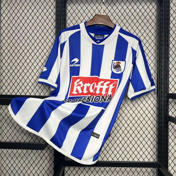 Retro Real Sociedad 02/03 Home jersey Fan Version