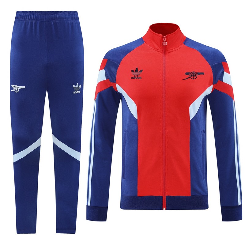 2024 Arsenal Red Jacket Training Suit Set Football Team Shirt Sports Fashion