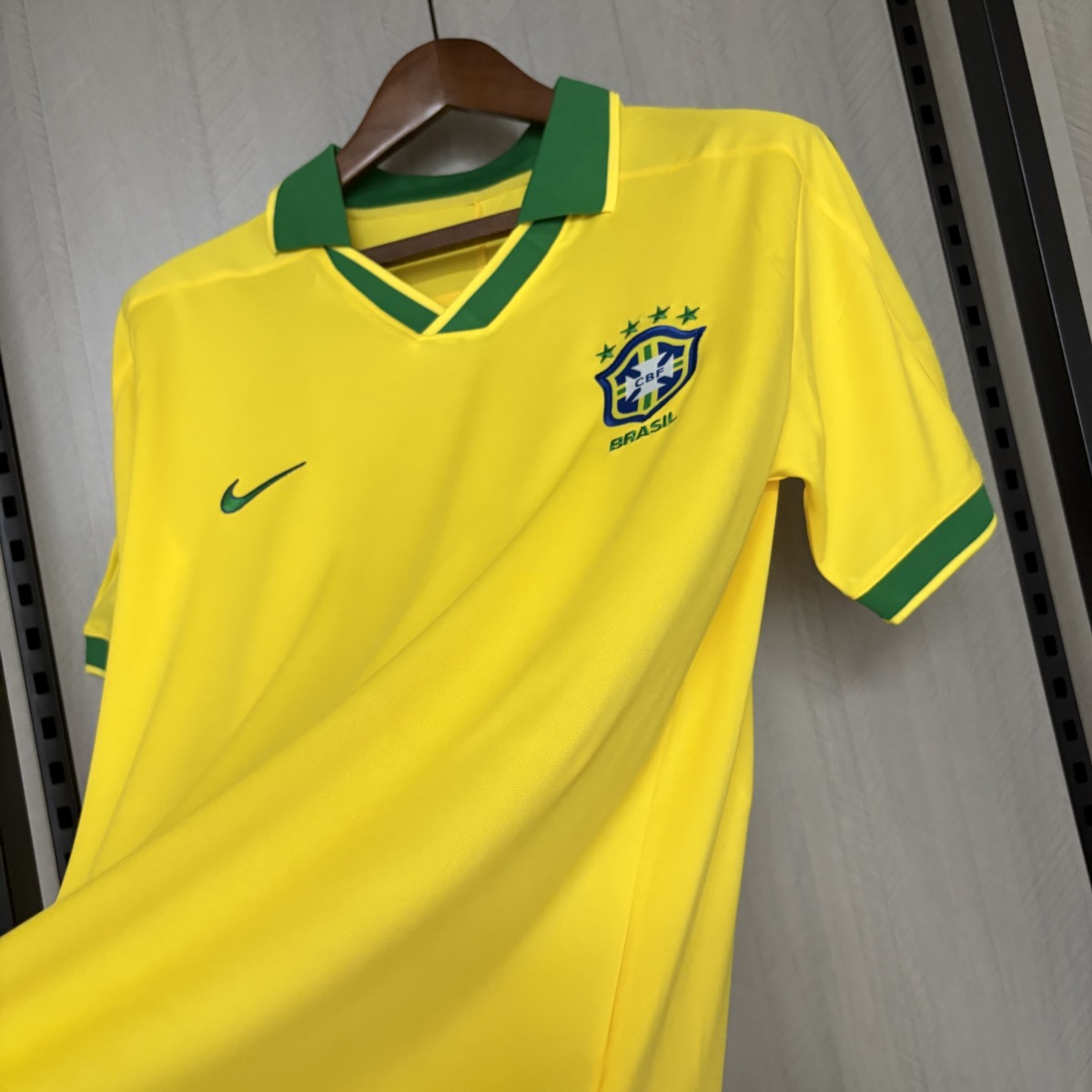 Retro 1997 Brazil home jersey Fan Version