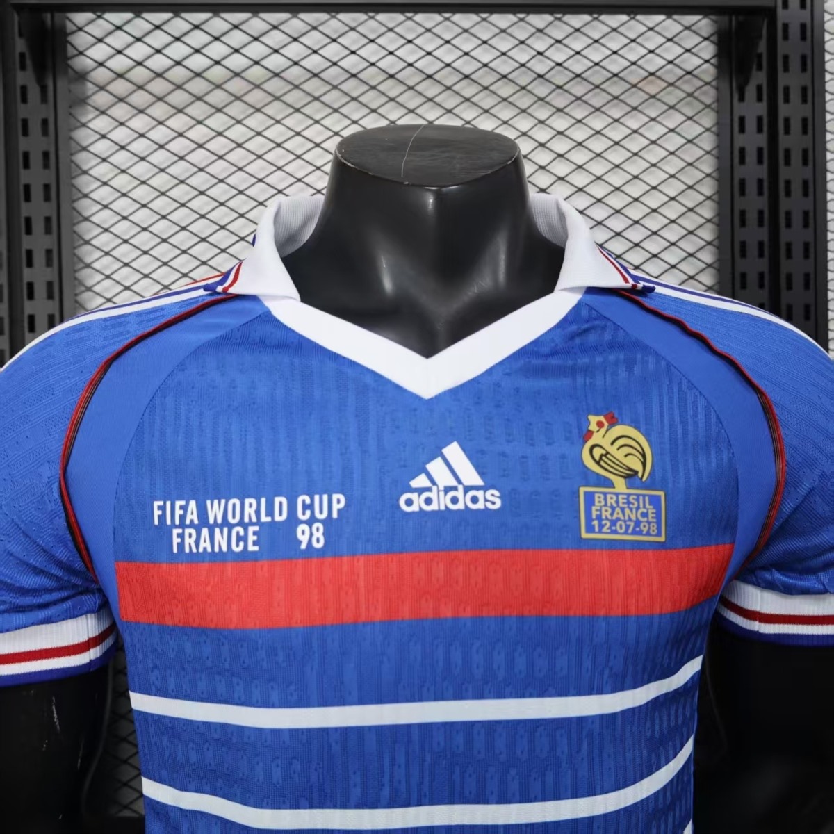 Retro France 1998 Home jersey Player Version