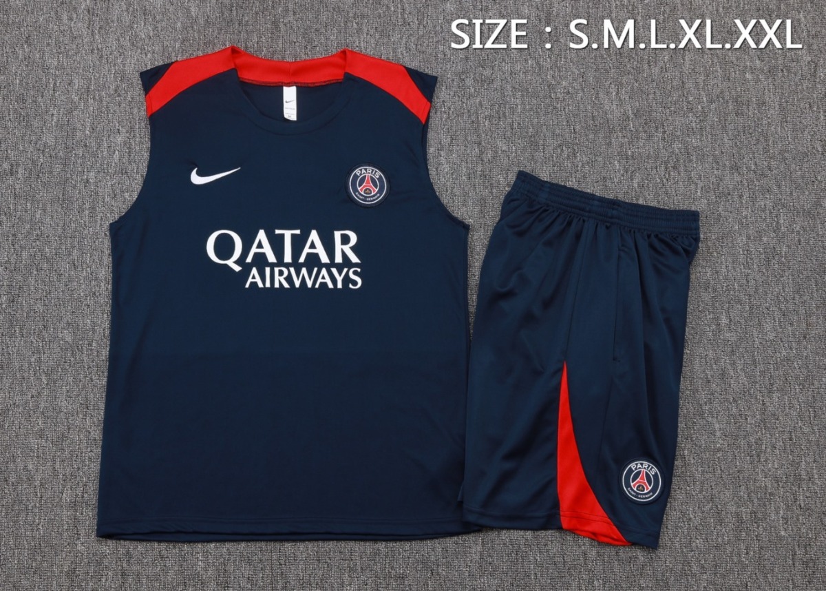 2026 PSG Royal blue Training Set Shirt and Shorts