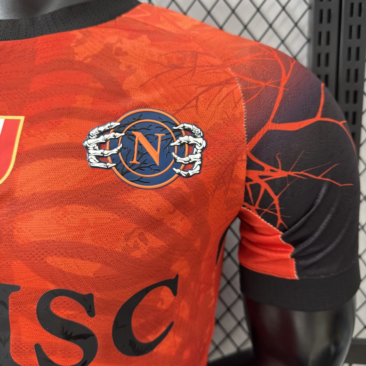 2025/26 Napoli Halloween Edition Orange Jersey Player Version