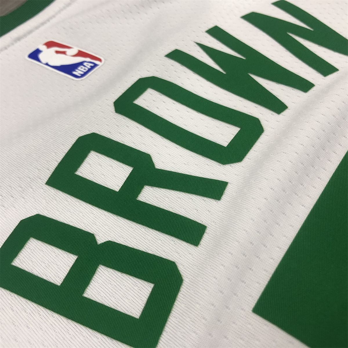 NBA Boston Celtics Round Neck White Jersey BROWN#7 S-XXL