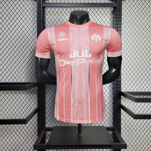 2025/26 Marseille Special Edition Pink jersey Player Version