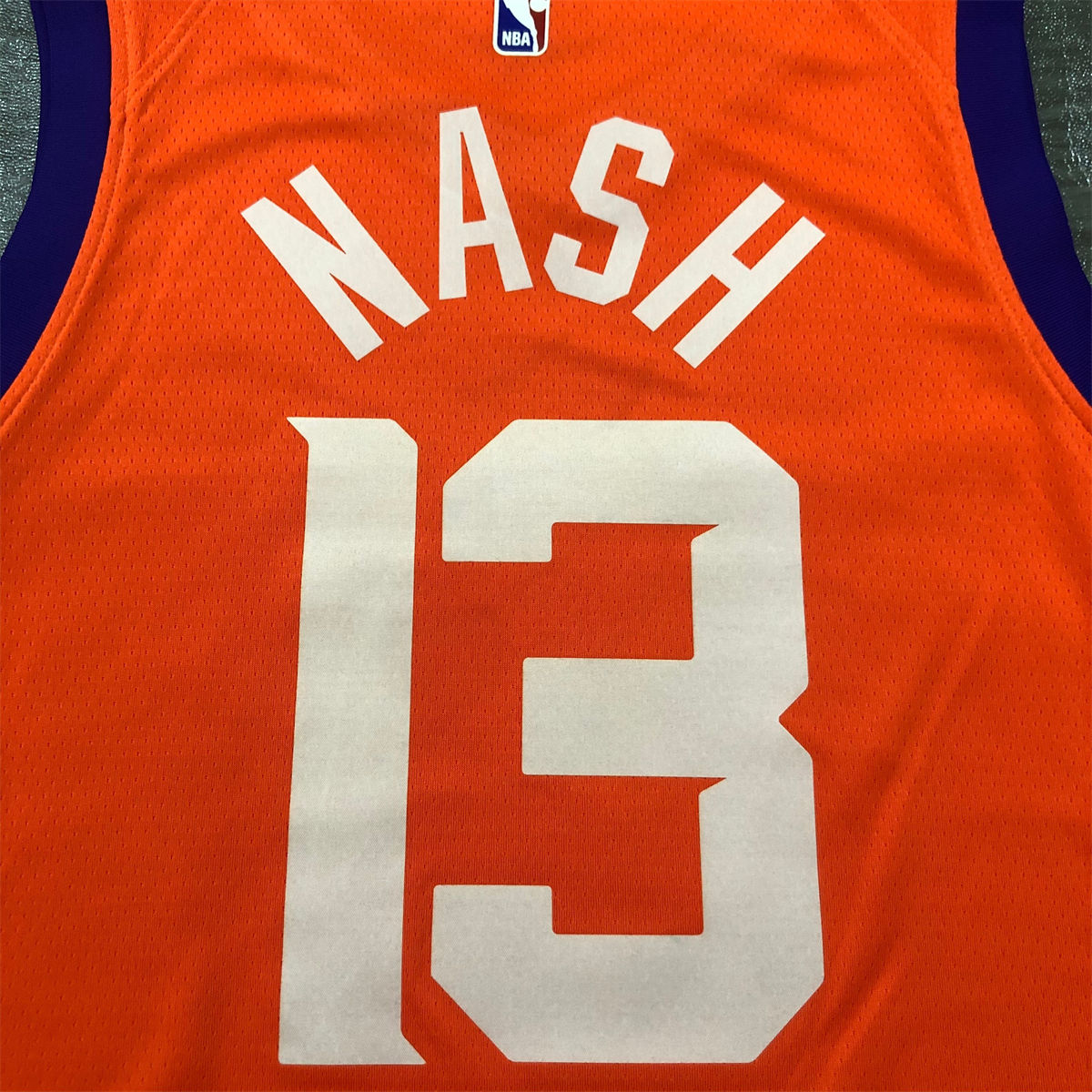 NBA Phoenix Suns V-Neck Orange jersey NASH#13 S-XXL