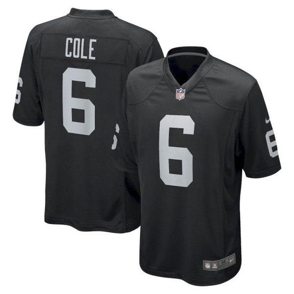 NFL Las vegas Raiders Jeysey COLE #6