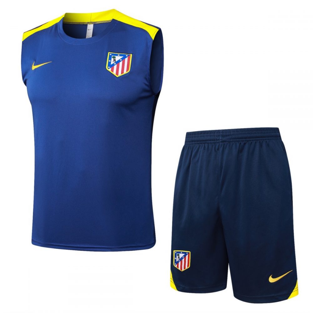 2026 Atletico Madrid Cyan Training Set Shirt and Shorts