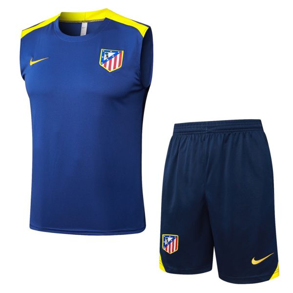 2026 Atletico Madrid Cyan Training Set Shirt and Shorts