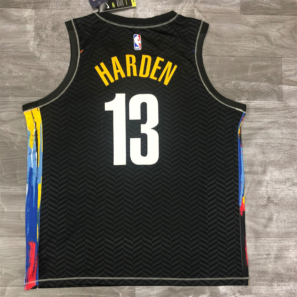 NBA Brooklyn Nets V-Neck Black Jersey HARDEN#13 S-XXL
