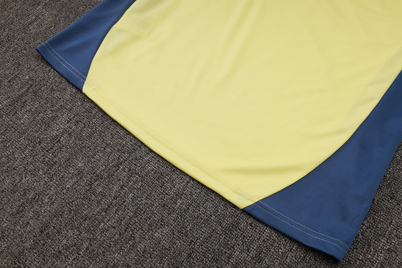 24/25 Ajax Light yellow Long-sleeved half-pull training kit Football team kit