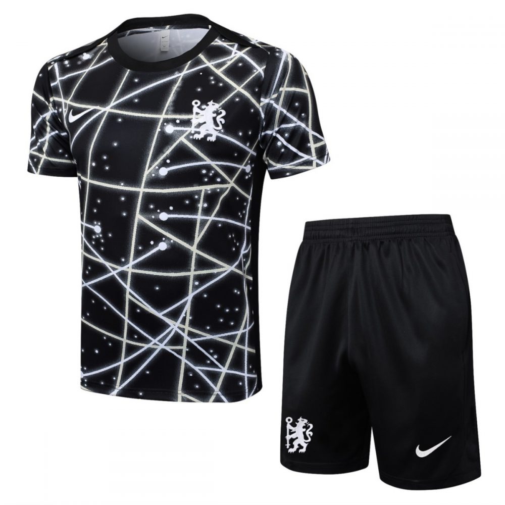 2026 Chelsea Black Training Set Shirt and Shorts