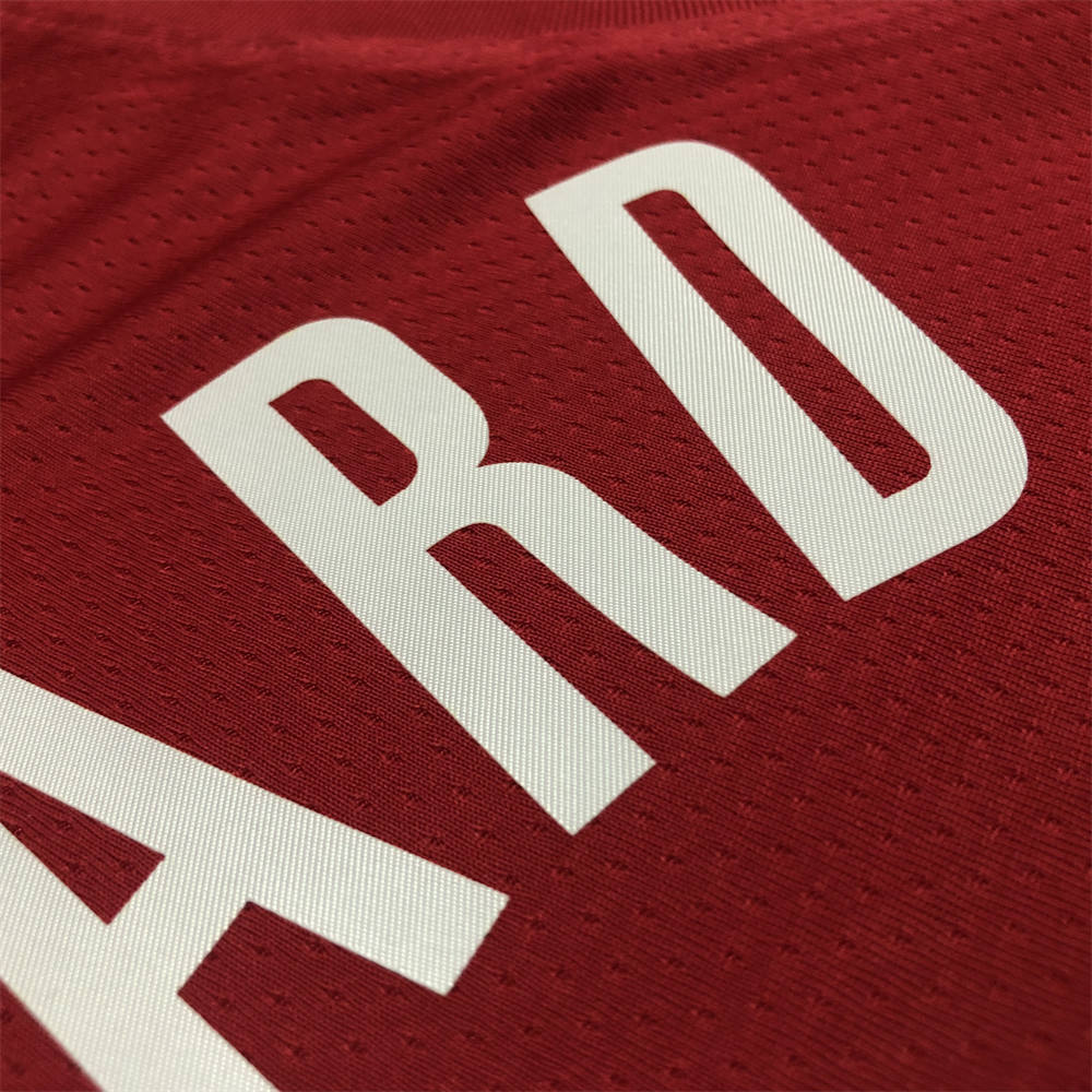 NBA Portland Trail Blazers V-Neck JORDAN Edition White Jersey LILLARD#0 S-XXL