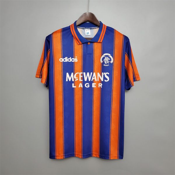 Retro Rangers 93-94 Away  jersey Fan Version