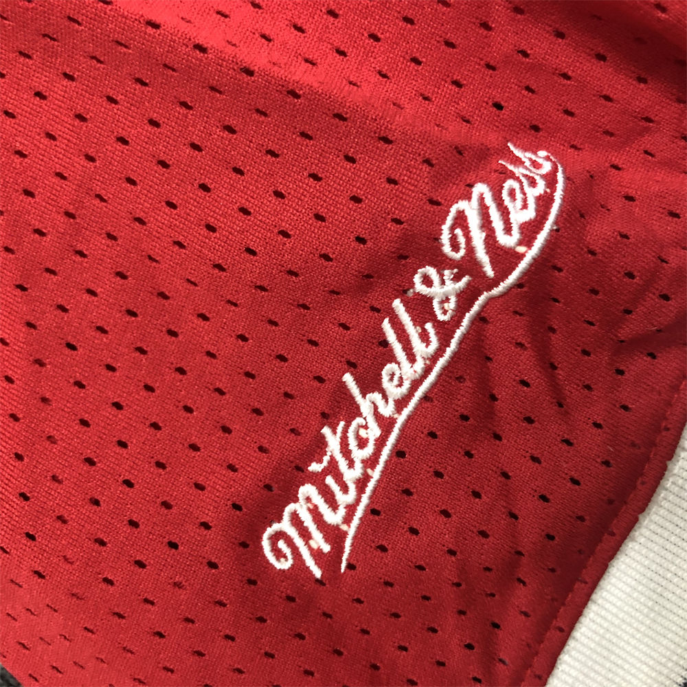 NBA Chicago Bulls Mitchellness Red Jersey JORDAN#23 S-XXL