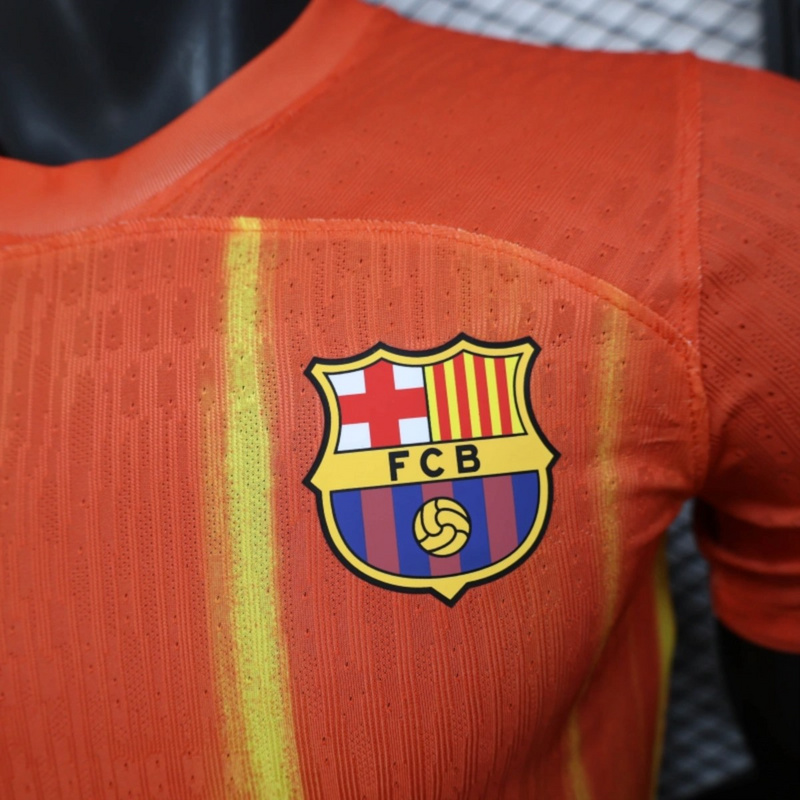 2025/26 Barcelona Orange Training jersey Player Version