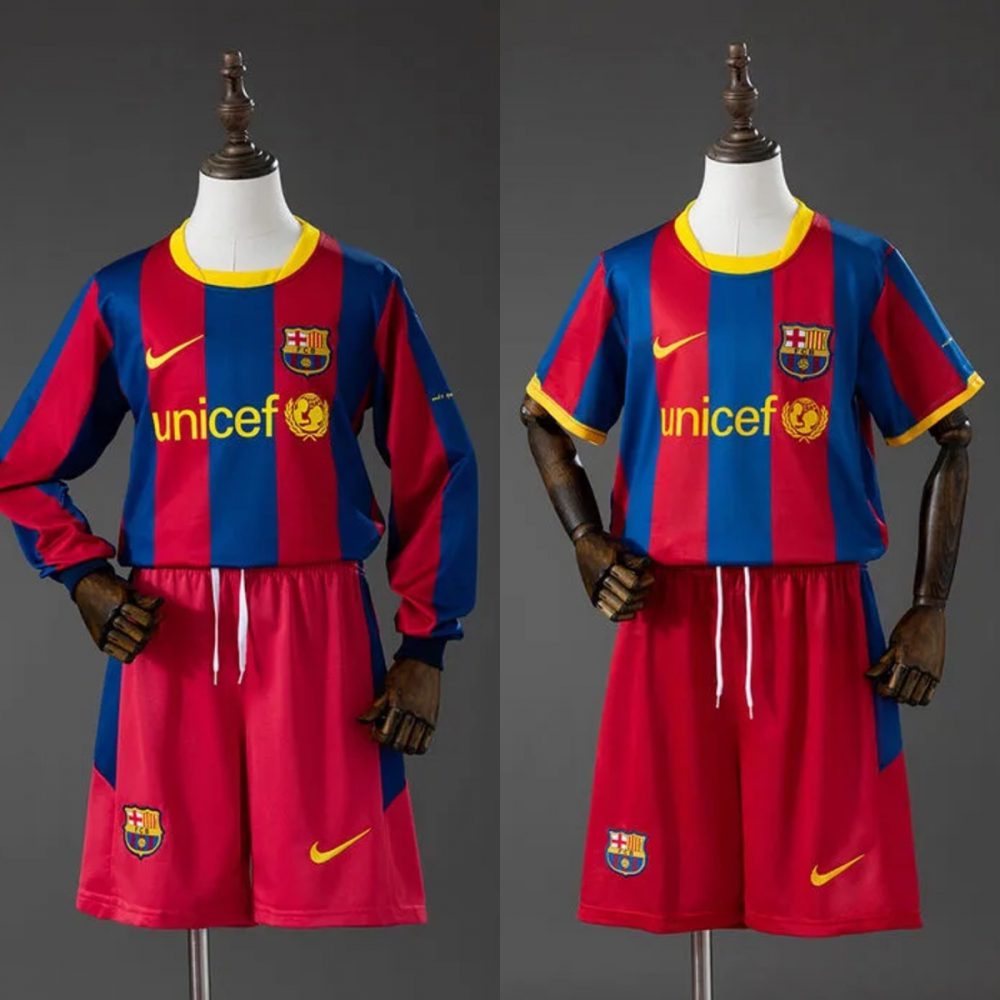 Retro Barcelona 2010/11 Home Kid Kits