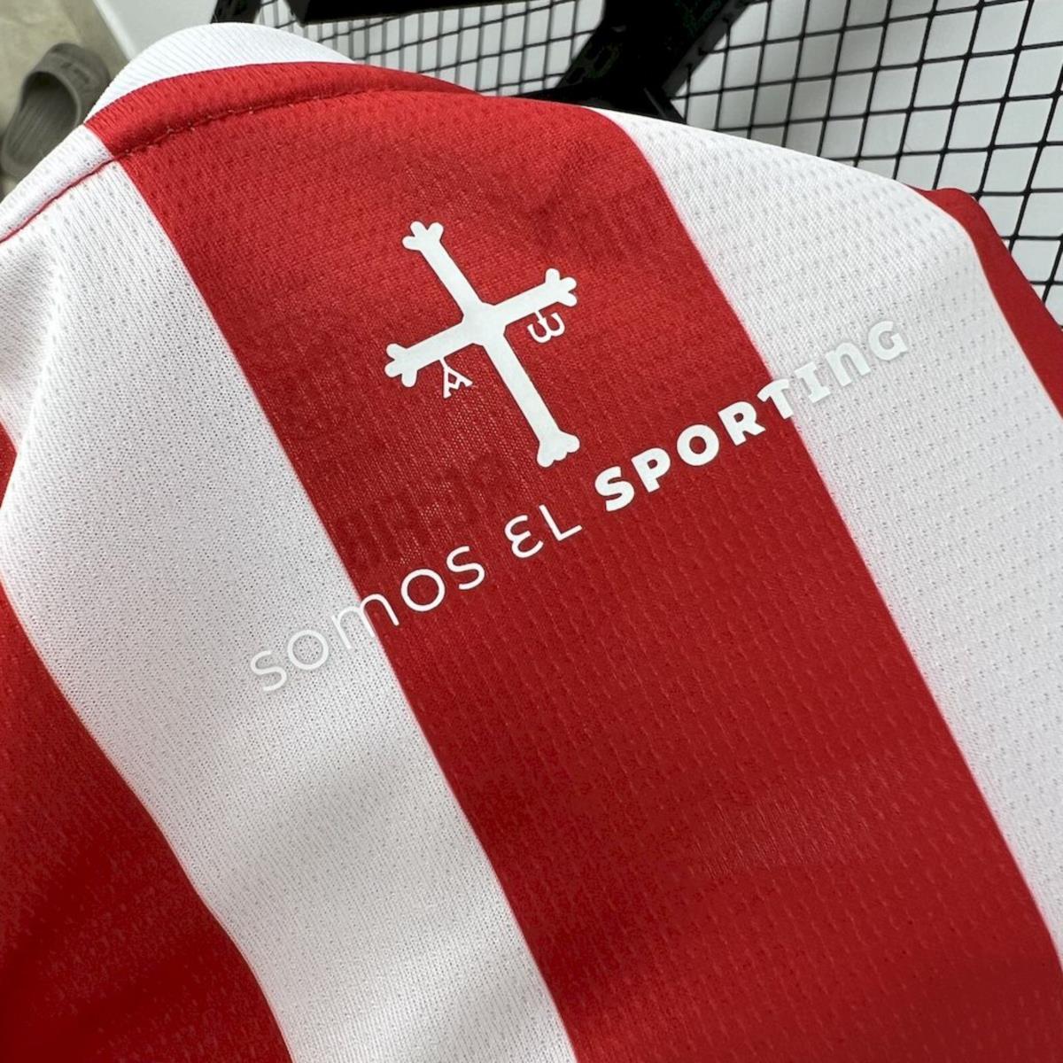 2024/25 Sporting de Gijon Home jersey Kid Kits Size 16-28